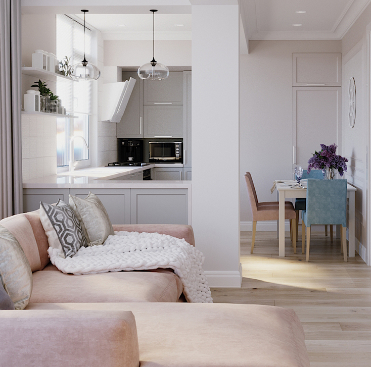 <span style="font-weight: bold;">Интерьер квартиры для Анны и Александра</span>